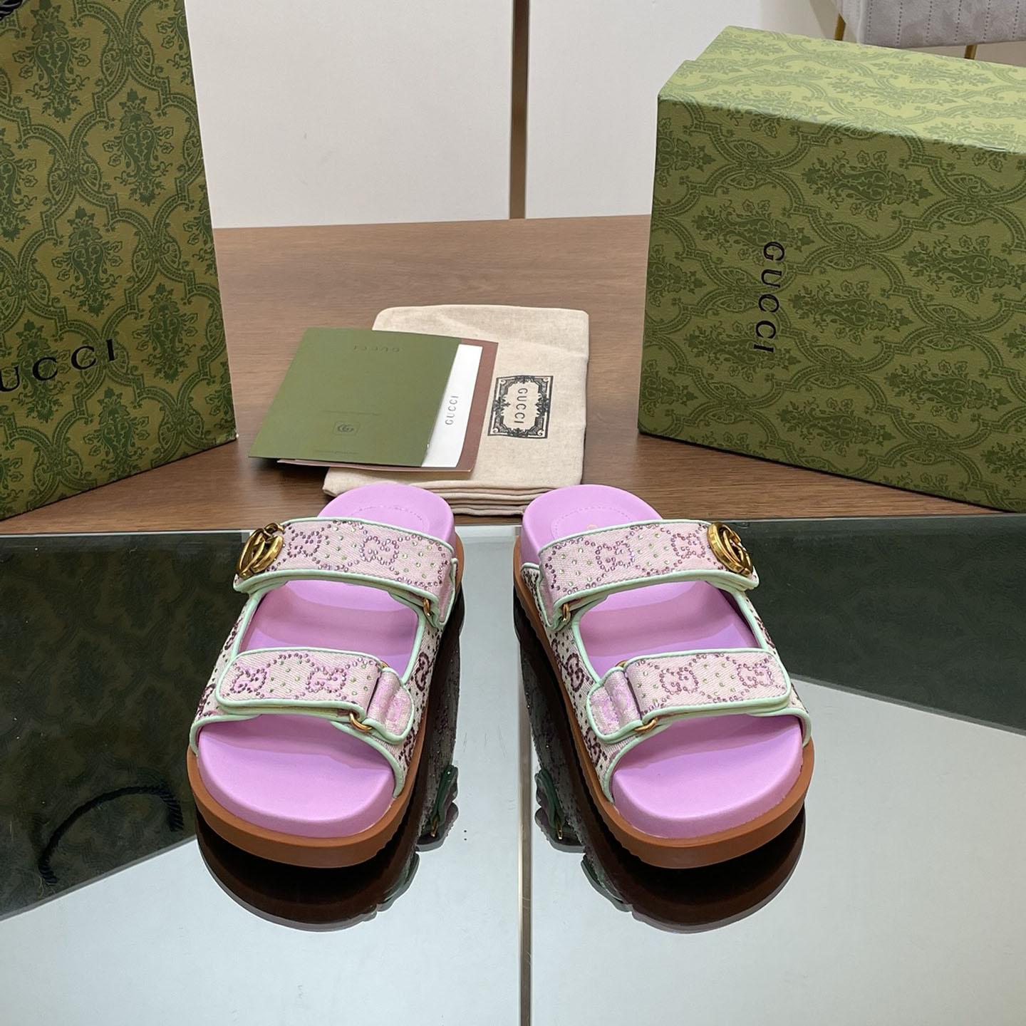 Gucci Women's Sandal With Double G - DopestKickz