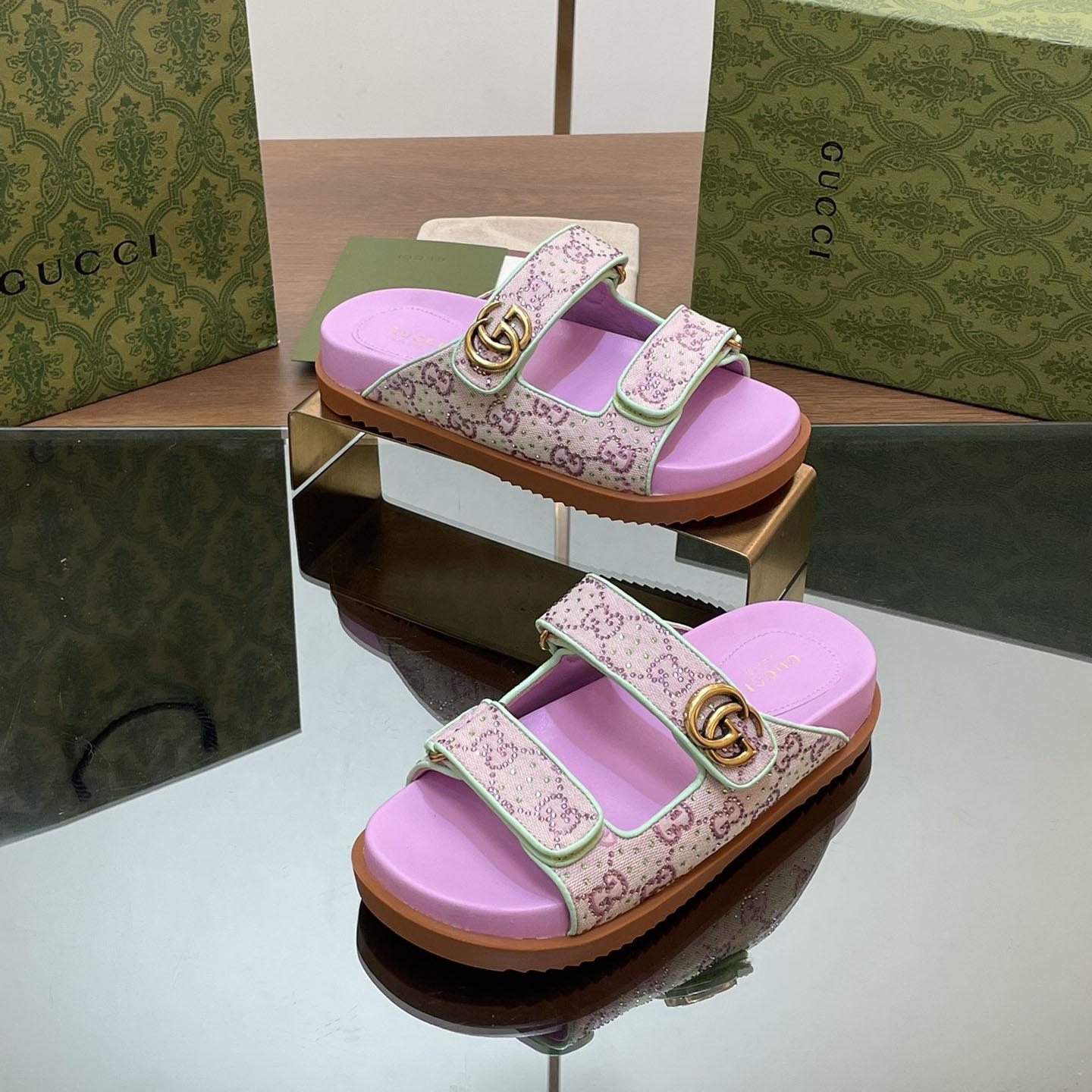 Gucci Women's Sandal With Double G - DopestKickz