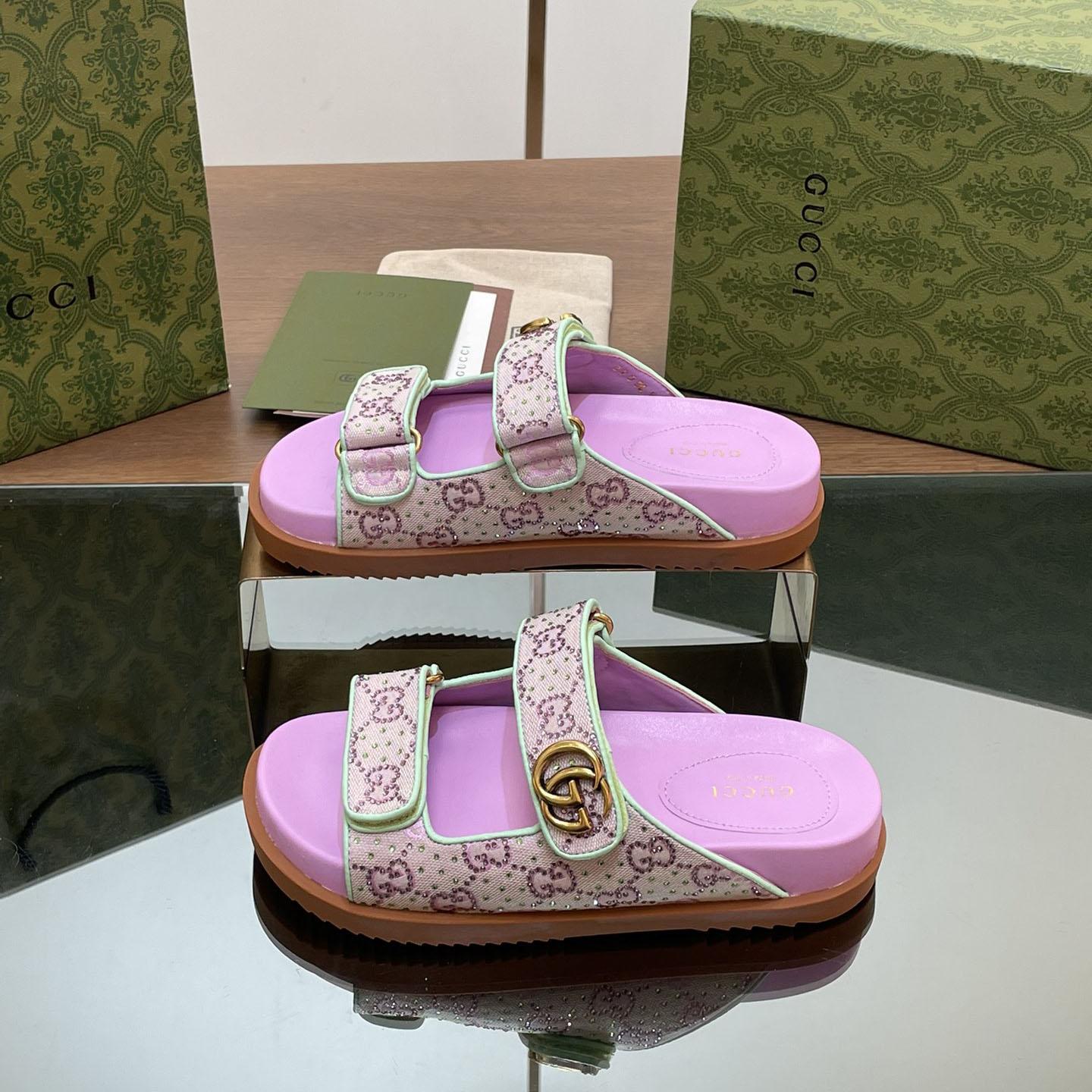 Gucci Women's Sandal With Double G - DopestKickz