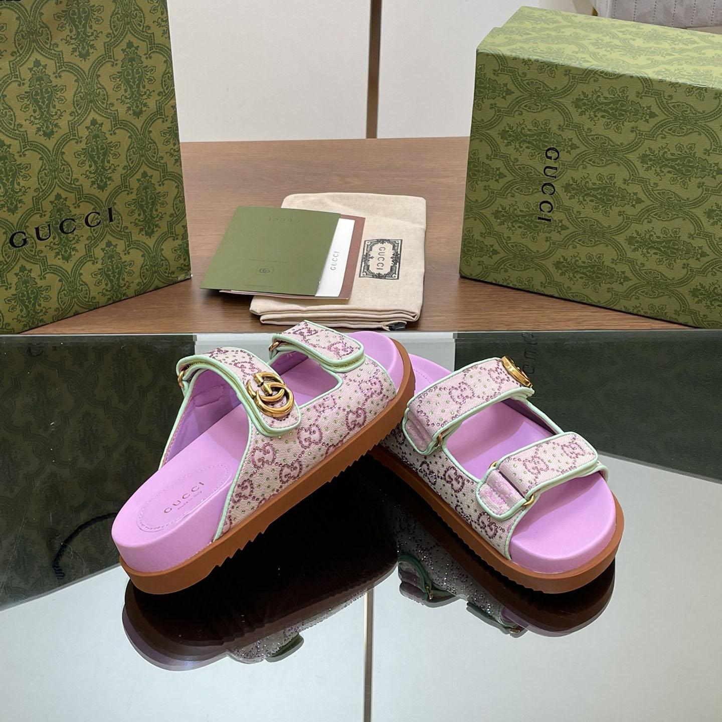 Gucci Women's Sandal With Double G - DopestKickz