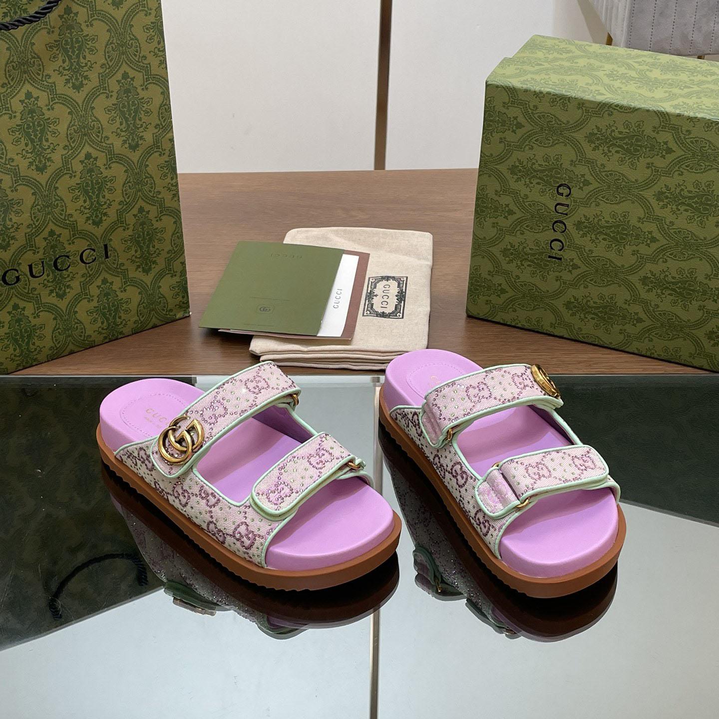 Gucci Women's Sandal With Double G - DopestKickz