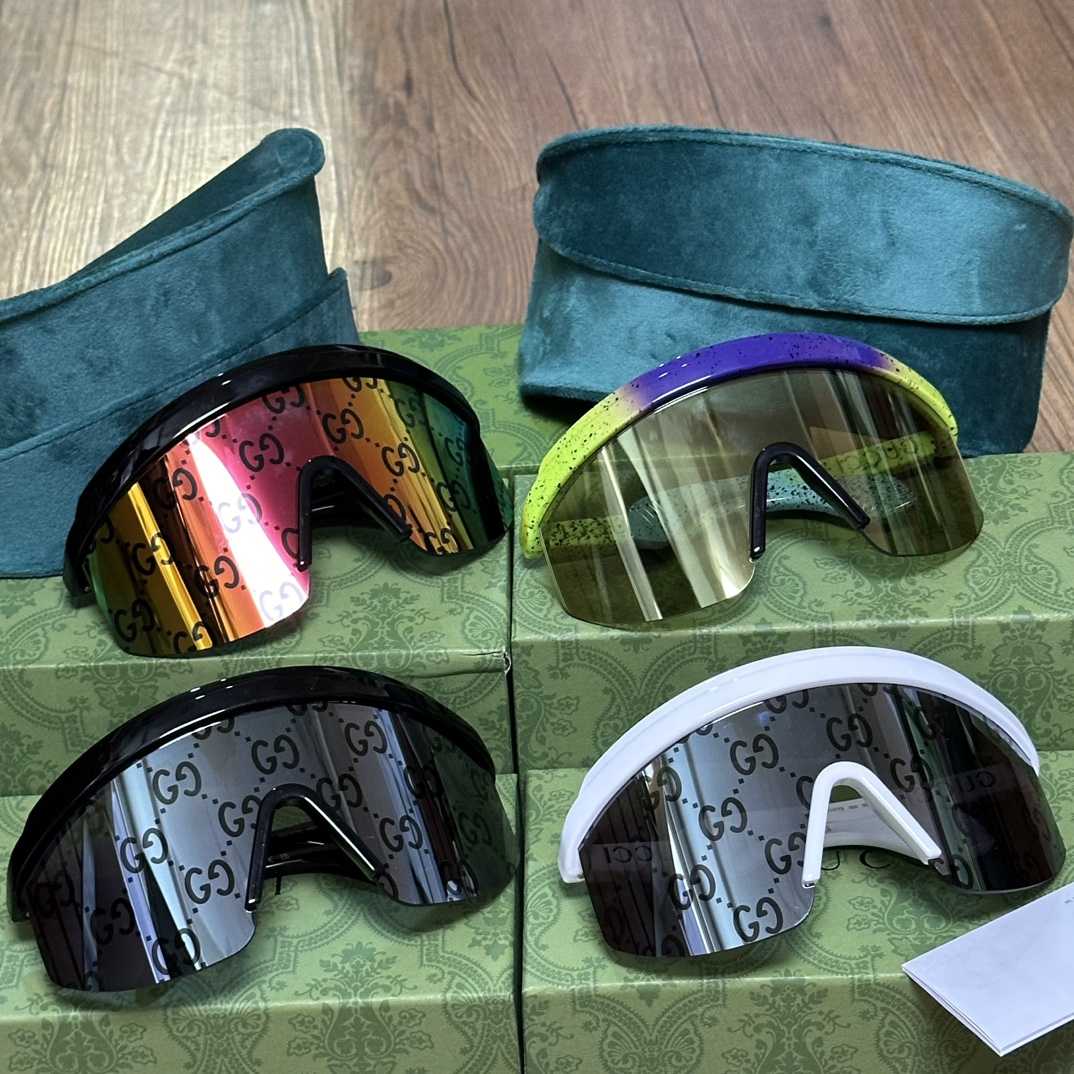 Gucci Mask-Shaped Sunglasses      - DopestKickz