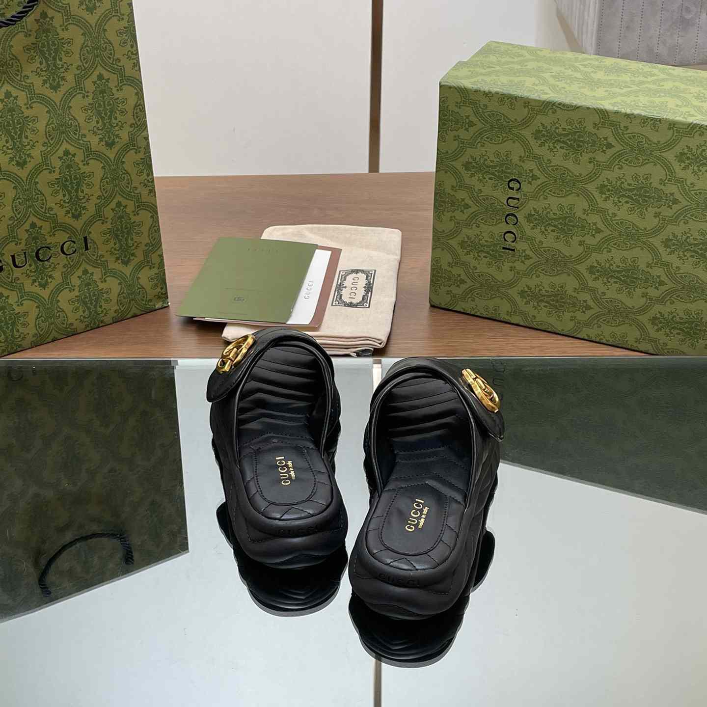 Gucci Women's Double G Slide Sandal - DopestKickz