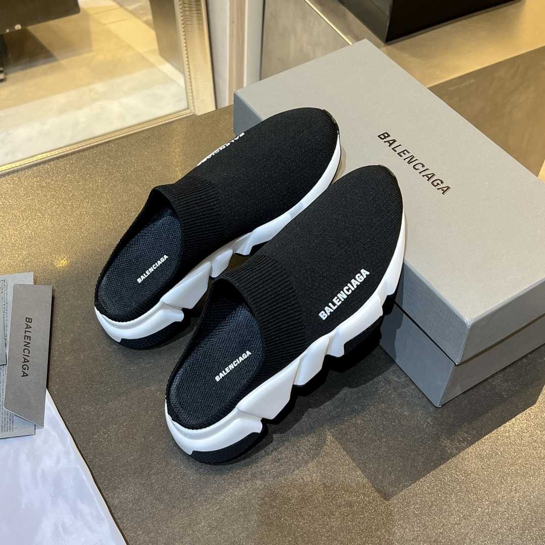 Balenciaga Speed Knitted Mule Sneakers - DopestKickz
