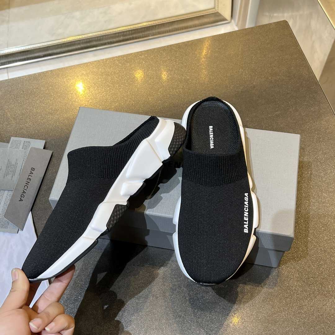 Balenciaga Speed Knitted Mule Sneakers - DopestKickz