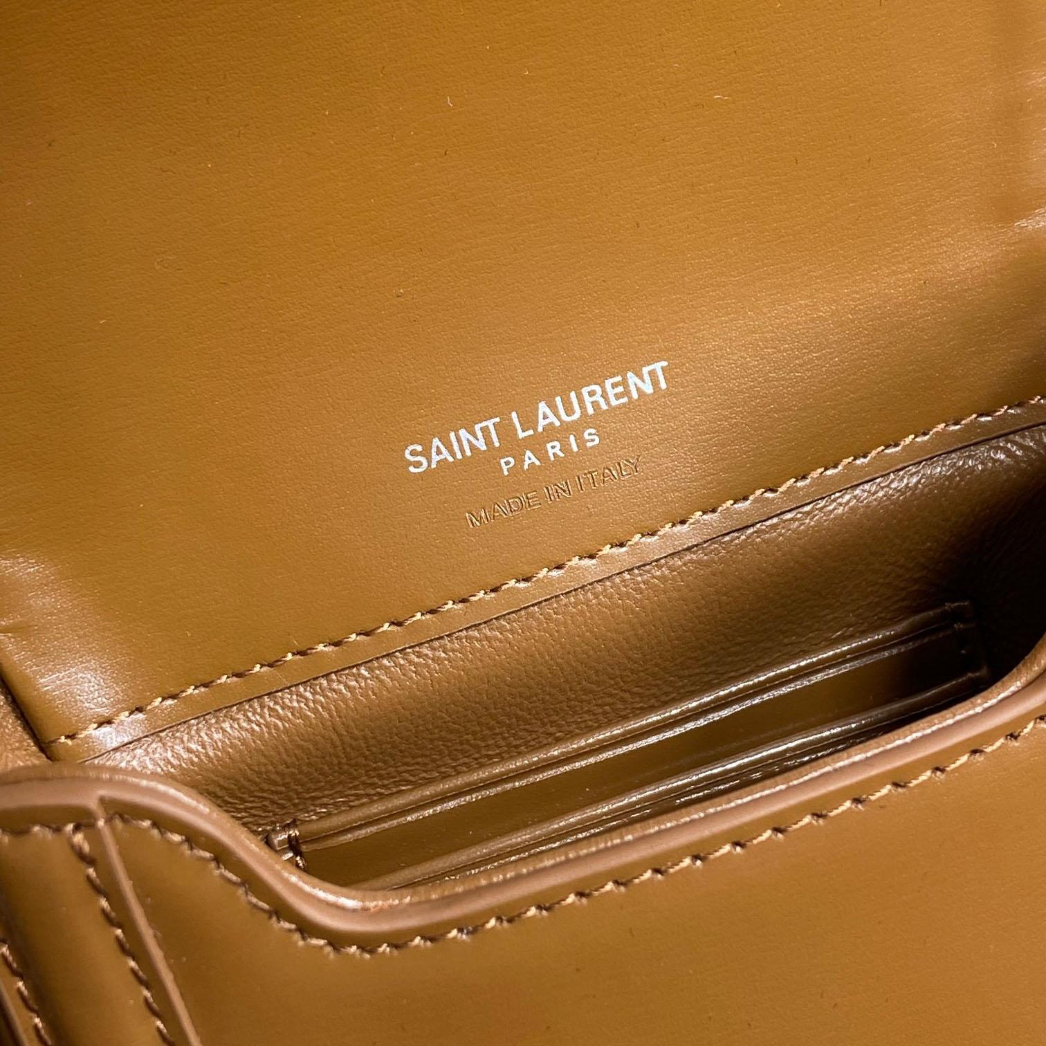 Saint Laurent Solferino Mini Bag In Smooth Leather - DopestKickz