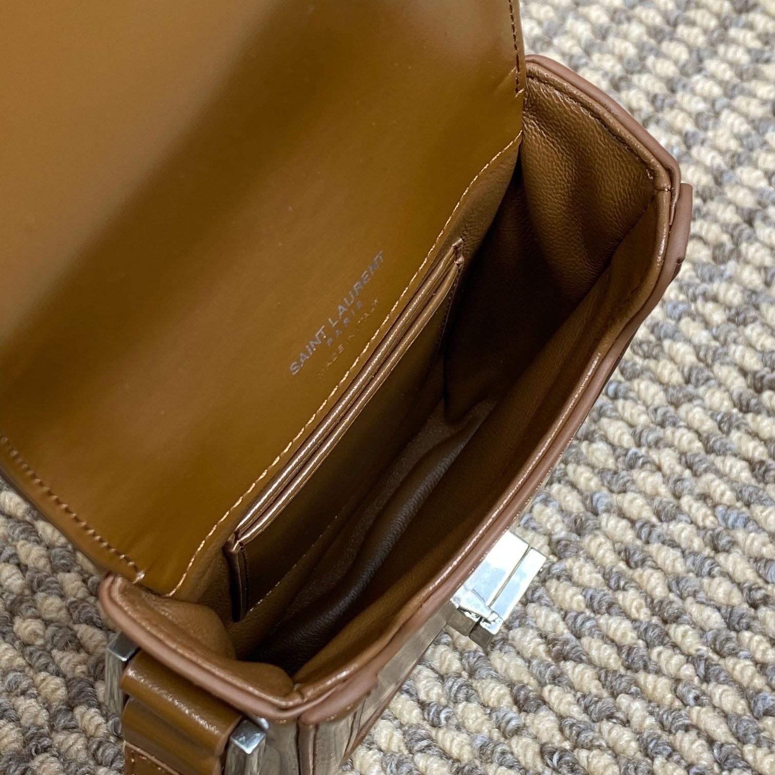 Saint Laurent Solferino Mini Bag In Smooth Leather - DopestKickz