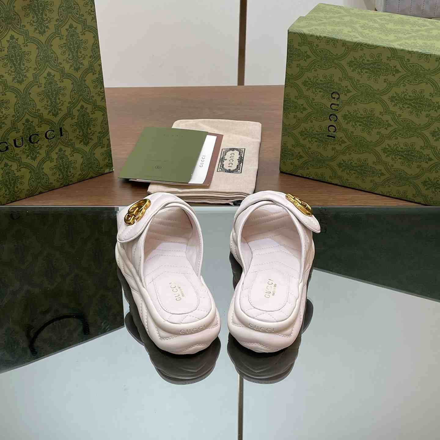 Gucci Women's Double G Slide Sandal - DopestKickz