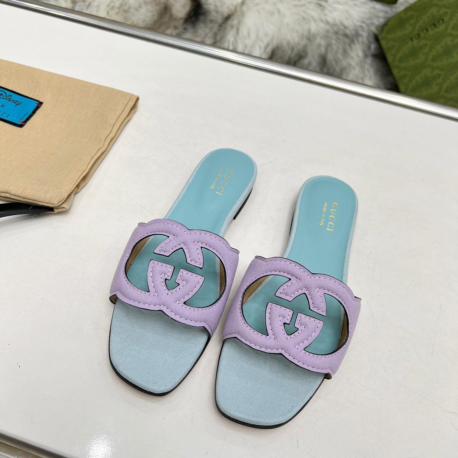 Gucci Women's Interlocking G Cut-out Sandal - DopestKickz