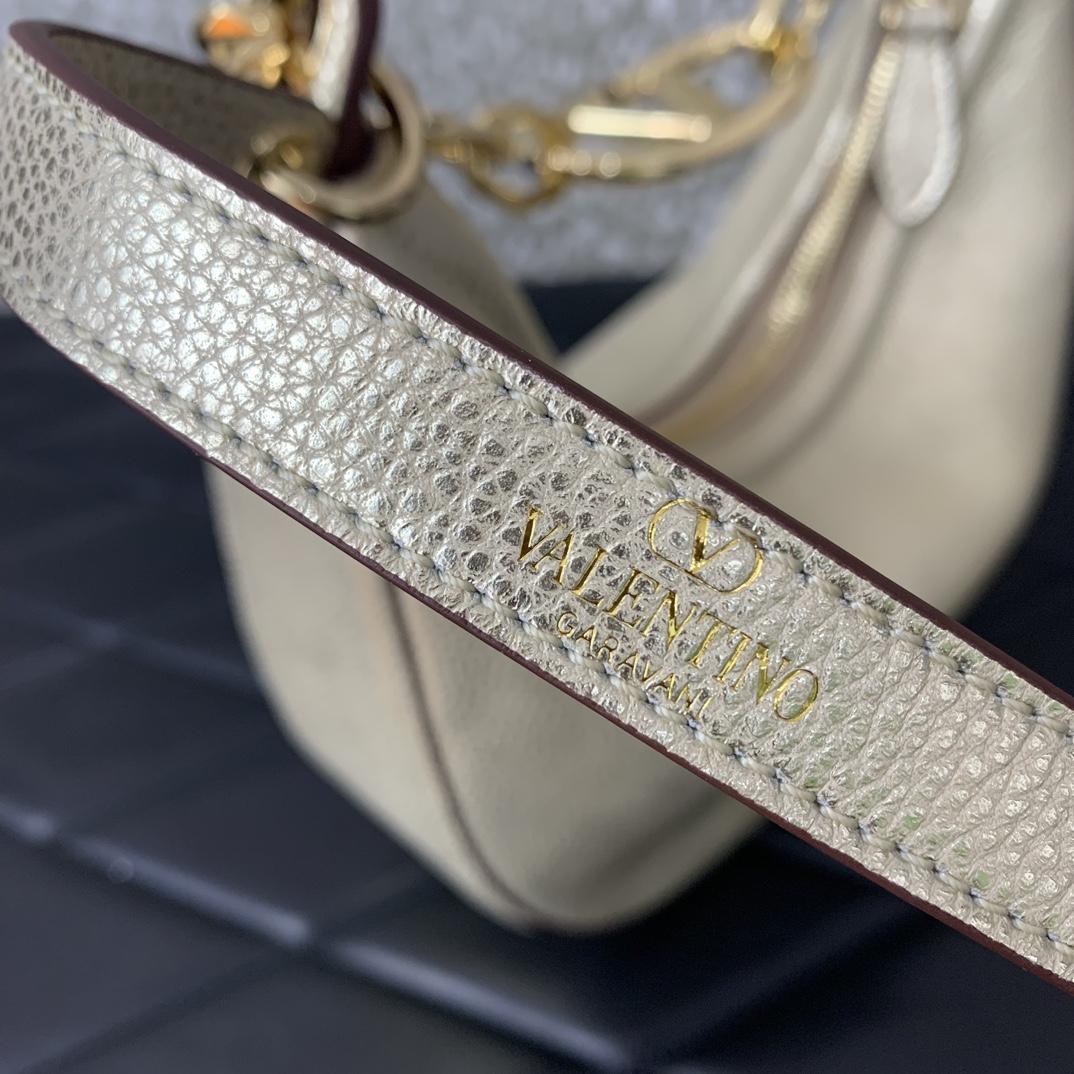 Valenti Garavani VLogo Moon Shoulder Bag (20*23*8cm) - DopestKickz