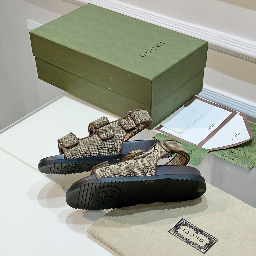 Gucci Women's Double G Sandal  - DopestKickz