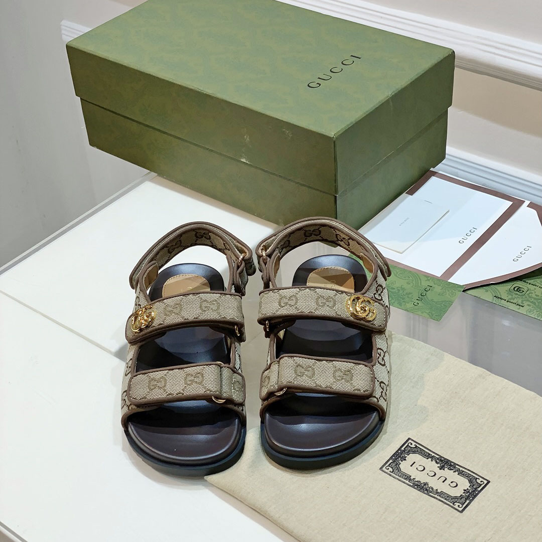 Gucci Women's Double G Sandal  - DopestKickz