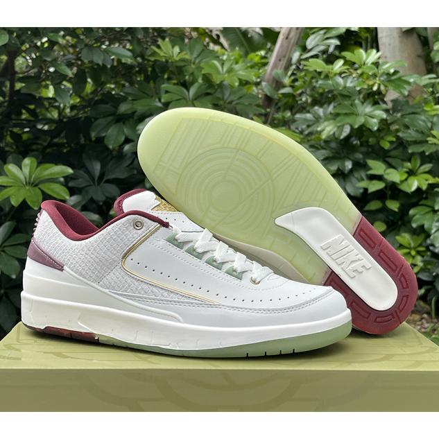 Air Jordan 2 Low “Chinese New Year” Sneakers    FJ3468-100  - DopestKickz