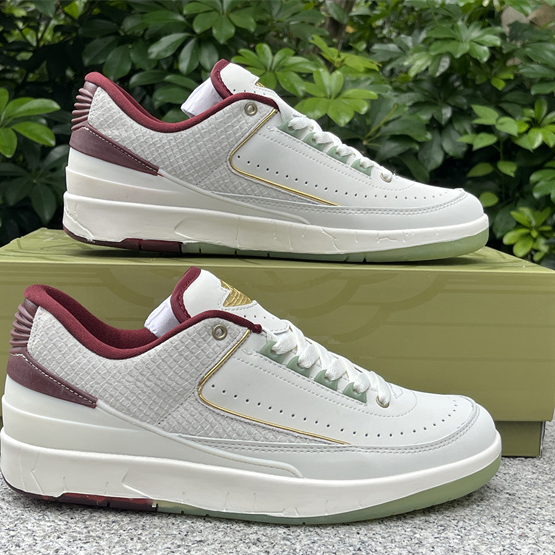 Air Jordan 2 Low “Chinese New Year” Sneakers    FJ3468-100  - DopestKickz