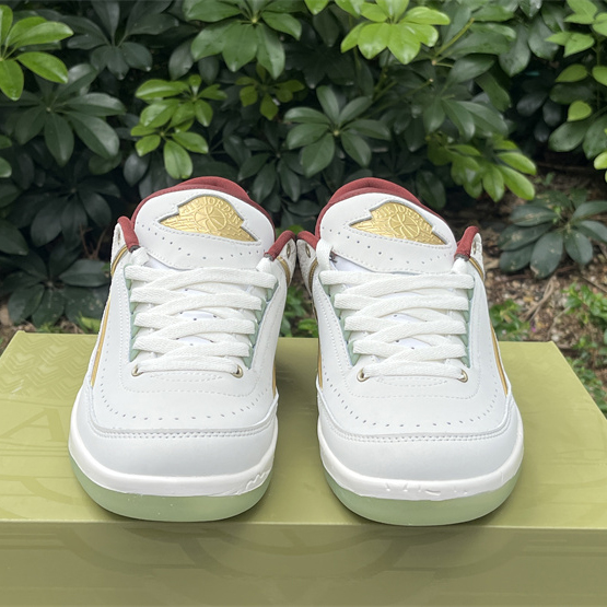 Air Jordan 2 Low “Chinese New Year” Sneakers    FJ3468-100  - DopestKickz