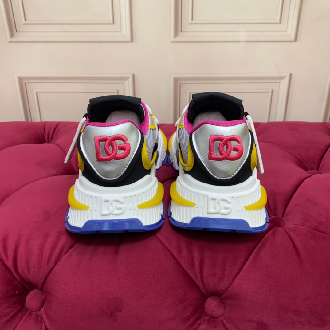 Dolce & Gabbana Mixed-material Airmaster Sneakers - DopestKickz