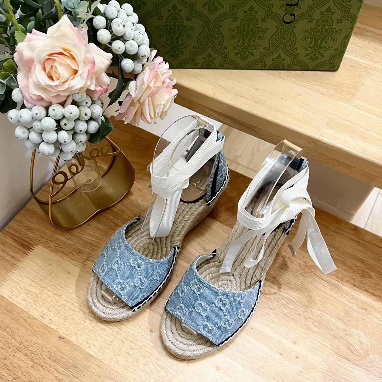 Gucci Women's GG Platform Espadrille - DopestKickz