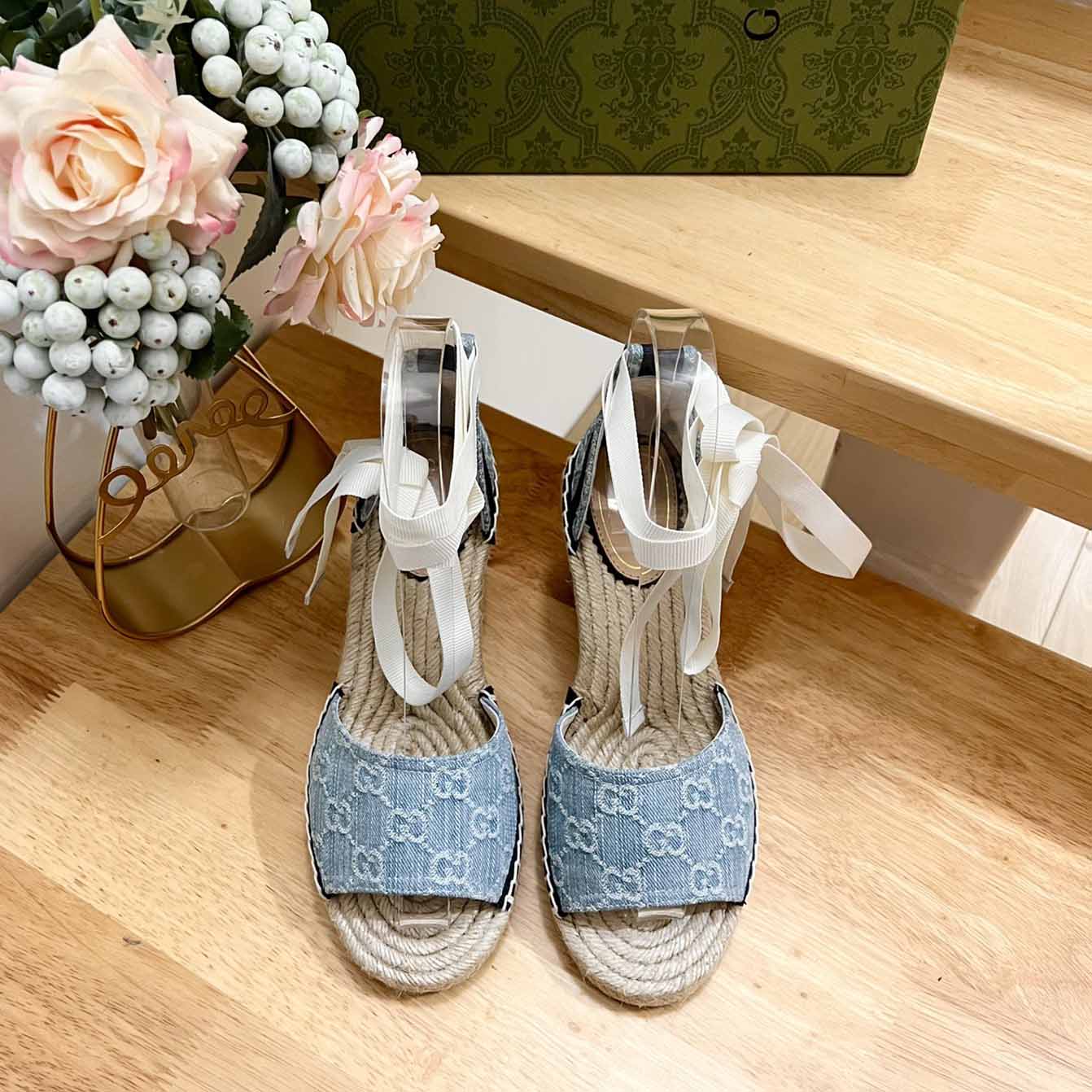 Gucci Women's GG Platform Espadrille - DopestKickz