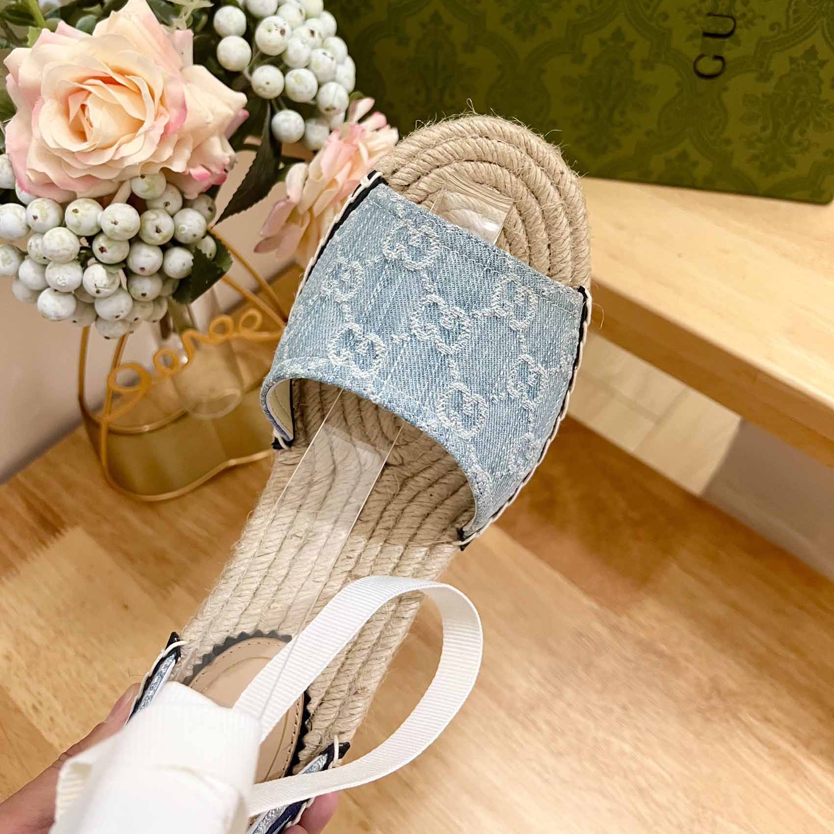 Gucci Women's GG Platform Espadrille - DopestKickz