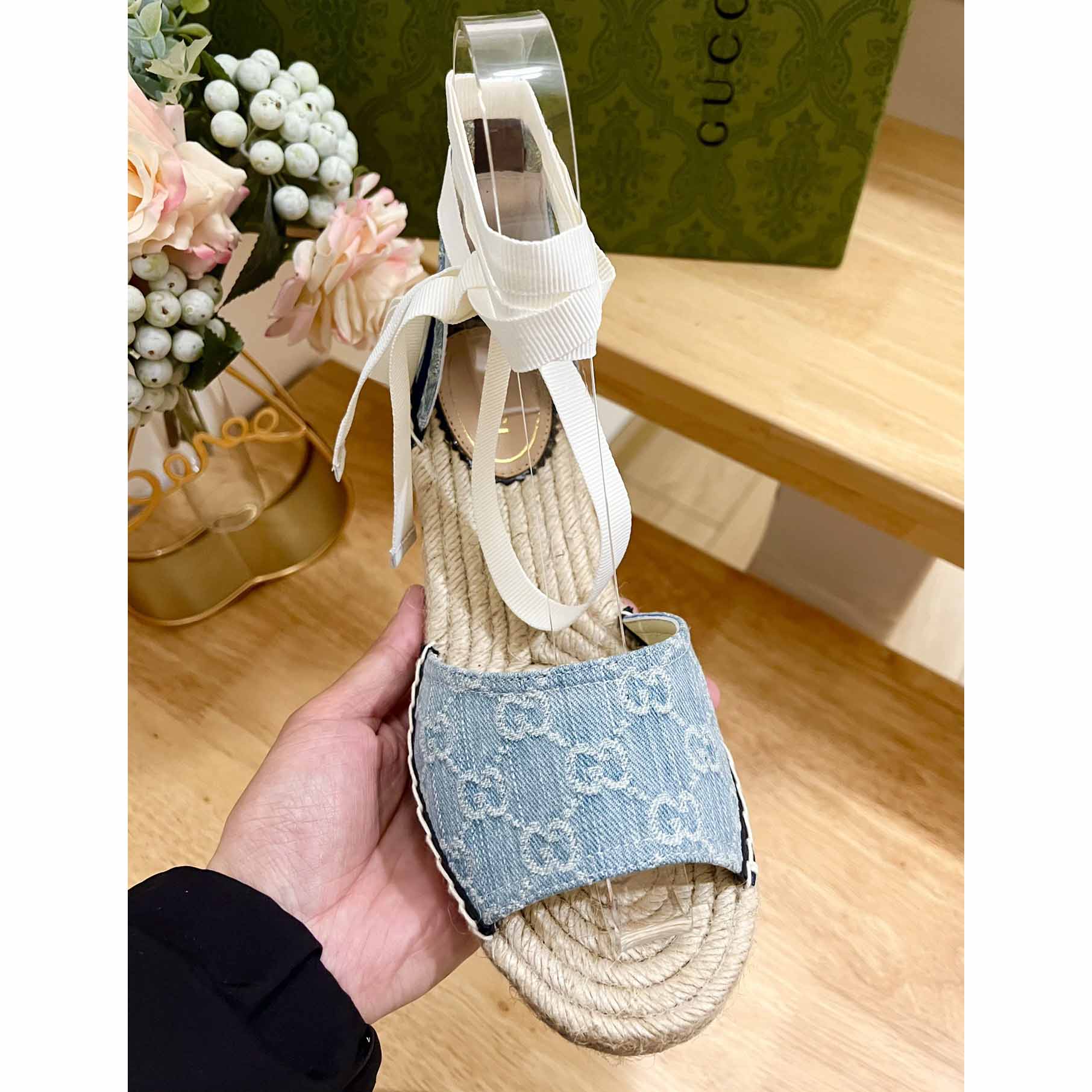 Gucci Women's GG Platform Espadrille - DopestKickz