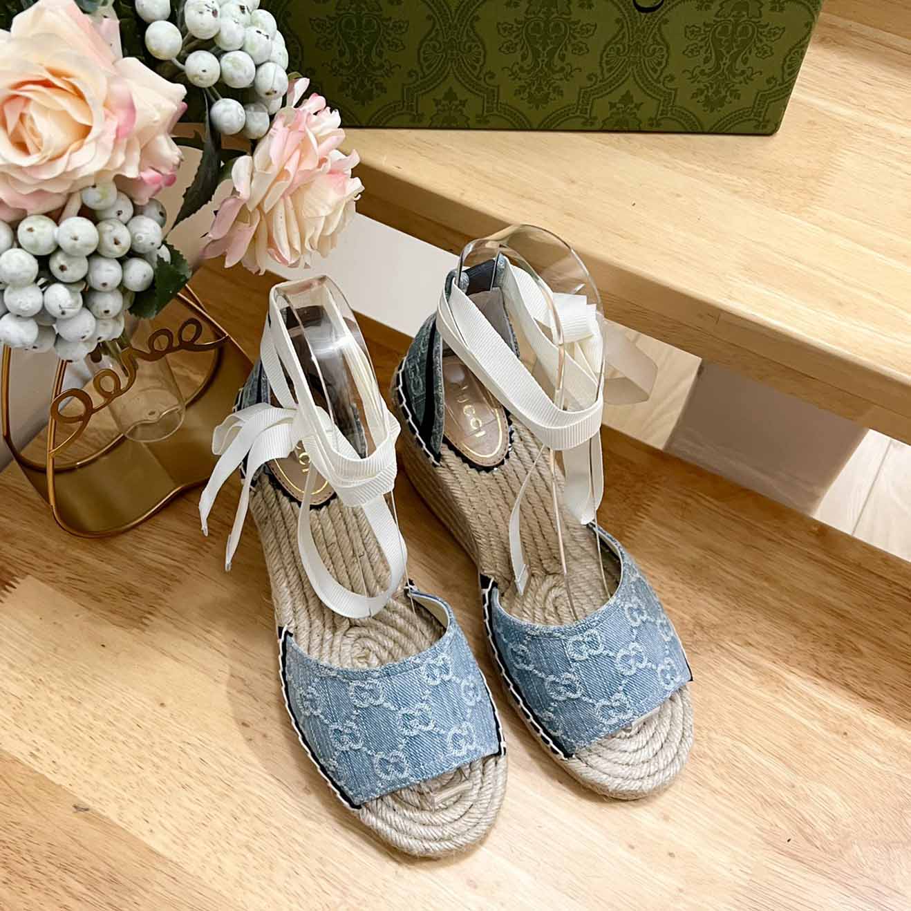 Gucci Women's GG Platform Espadrille - DopestKickz