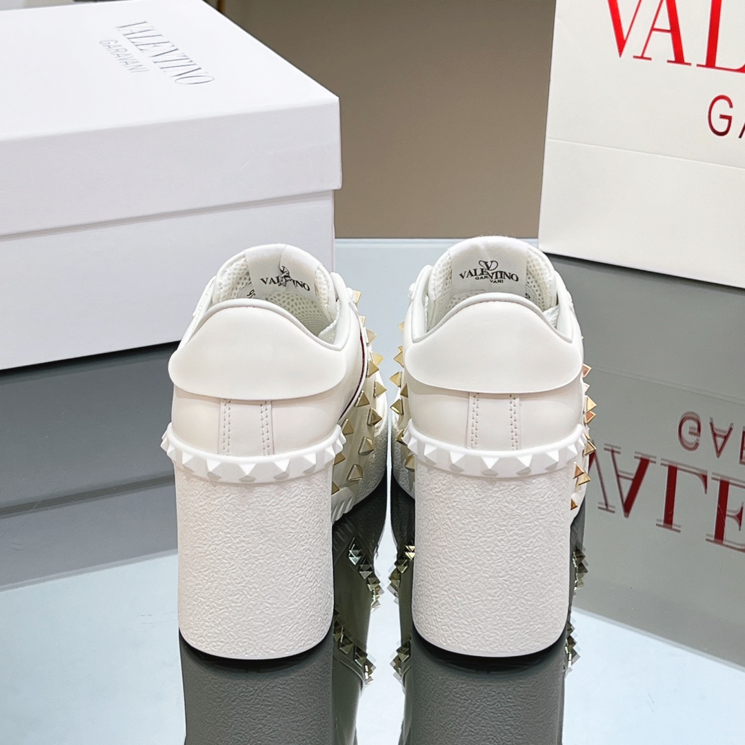 Valenti Open Disco Wedge Sneaker In Calfskin  85mm - DopestKickz