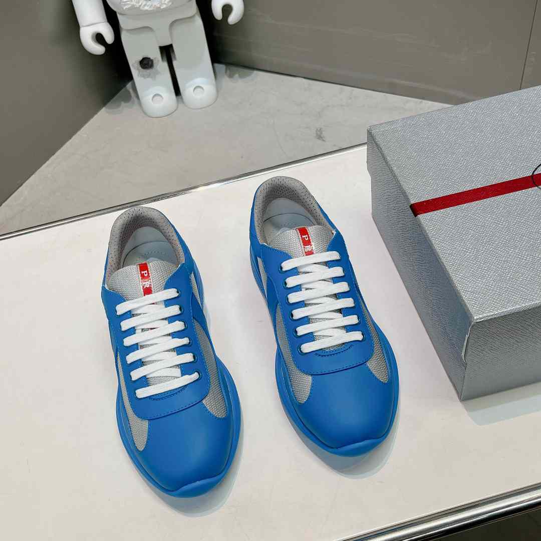 Prada America's Cup Soft Rubber And Bike Fabric Sneakers - DopestKickz