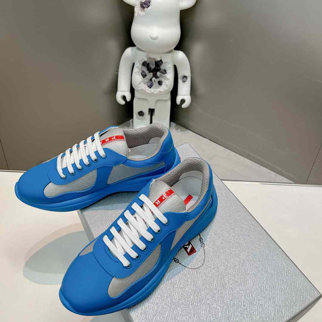 Prada America's Cup Soft Rubber And Bike Fabric Sneakers - DopestKickz