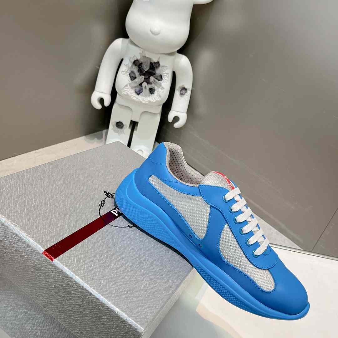 Prada America's Cup Soft Rubber And Bike Fabric Sneakers - DopestKickz