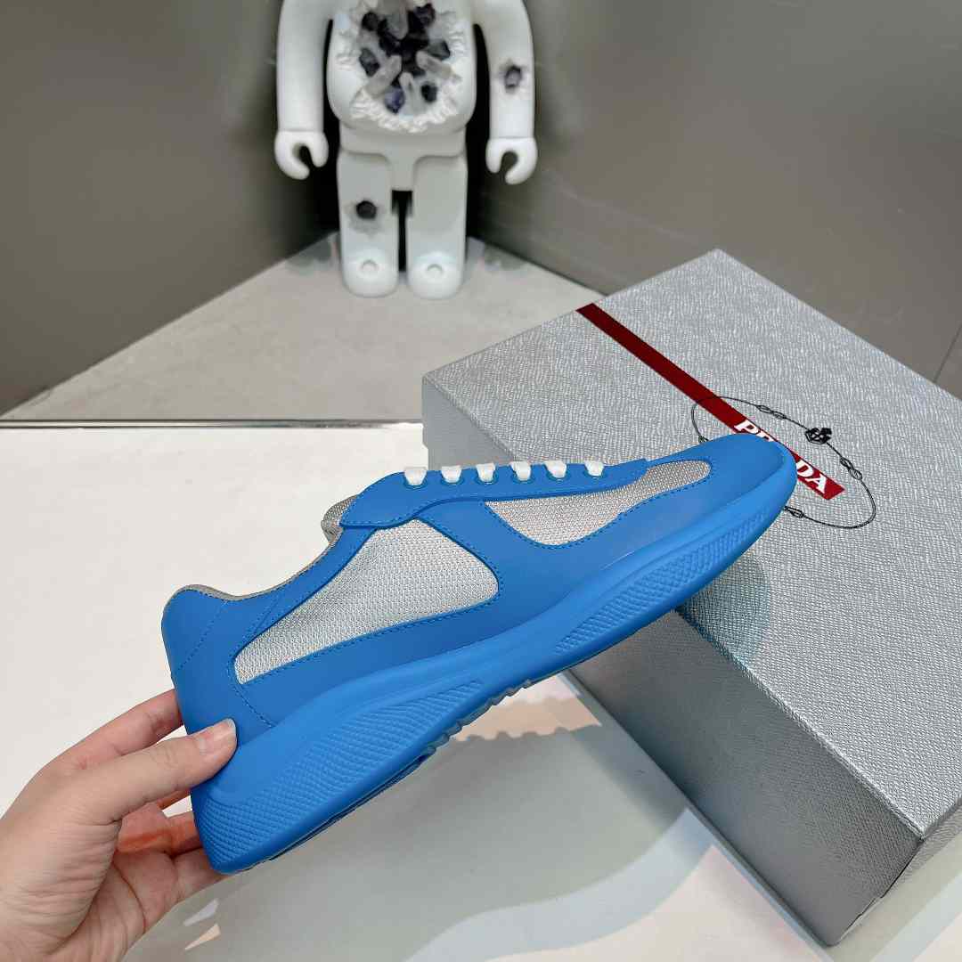 Prada America's Cup Soft Rubber And Bike Fabric Sneakers - DopestKickz