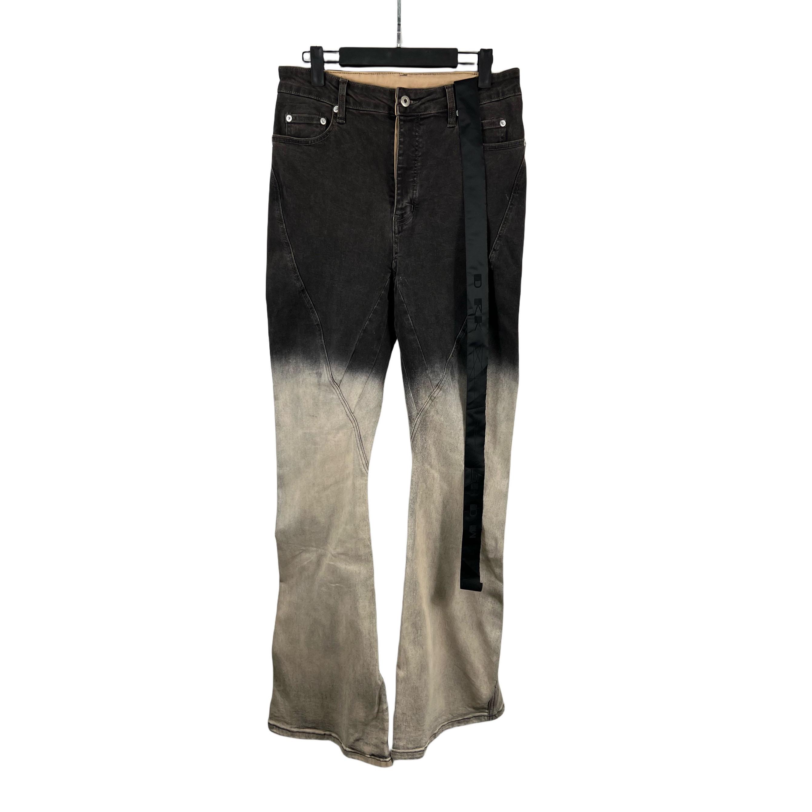 Rick Owens Gradient-effect Flared Jeans - DopestKickz