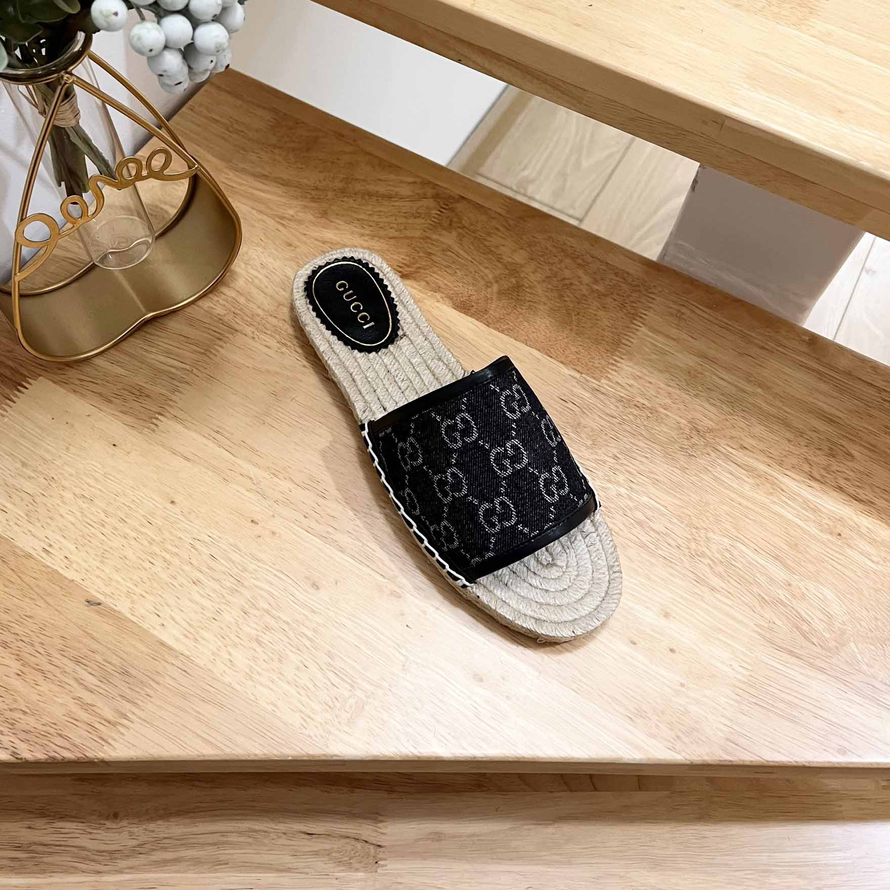Gucci Women's Slide Espadrille  - DopestKickz