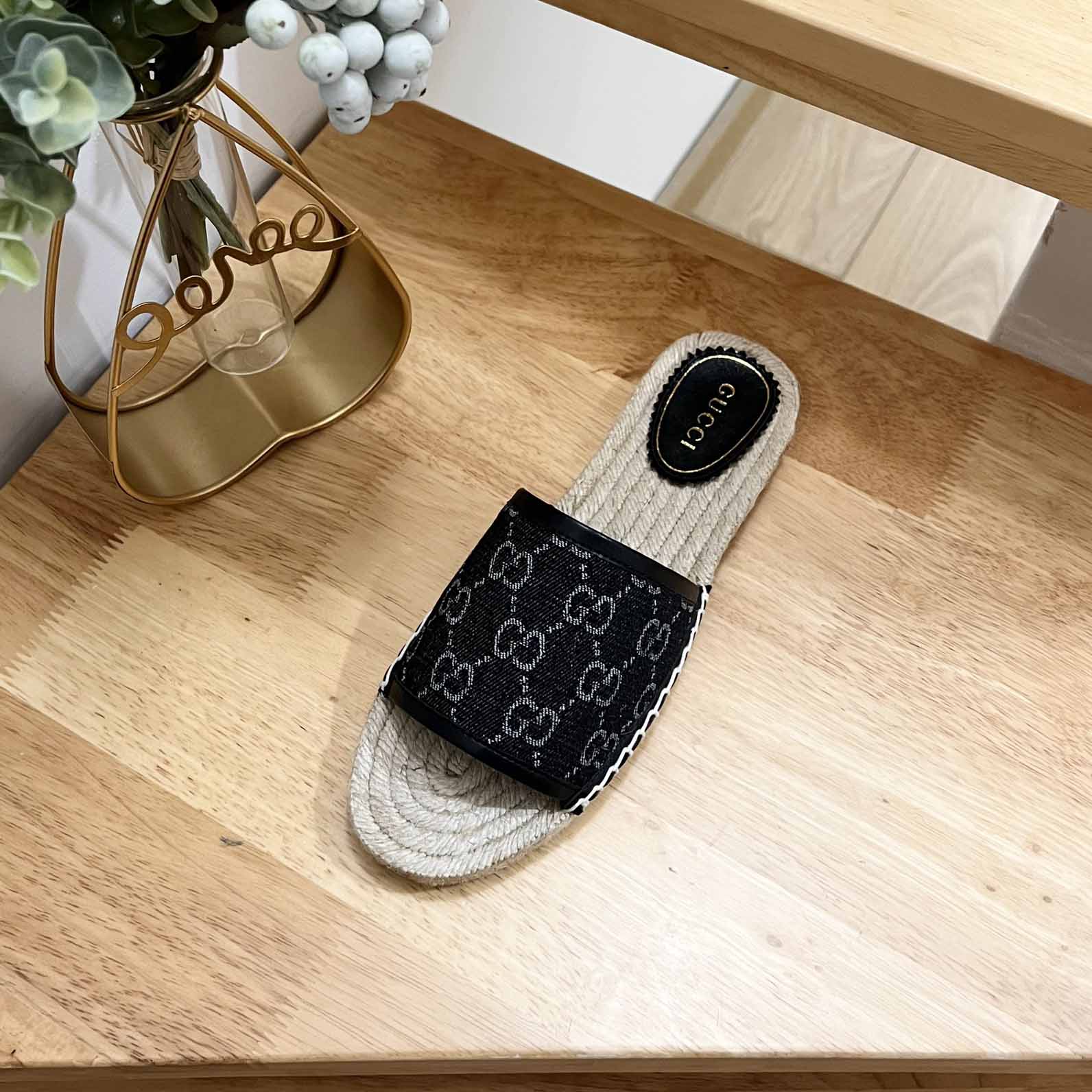 Gucci Women's Slide Espadrille  - DopestKickz