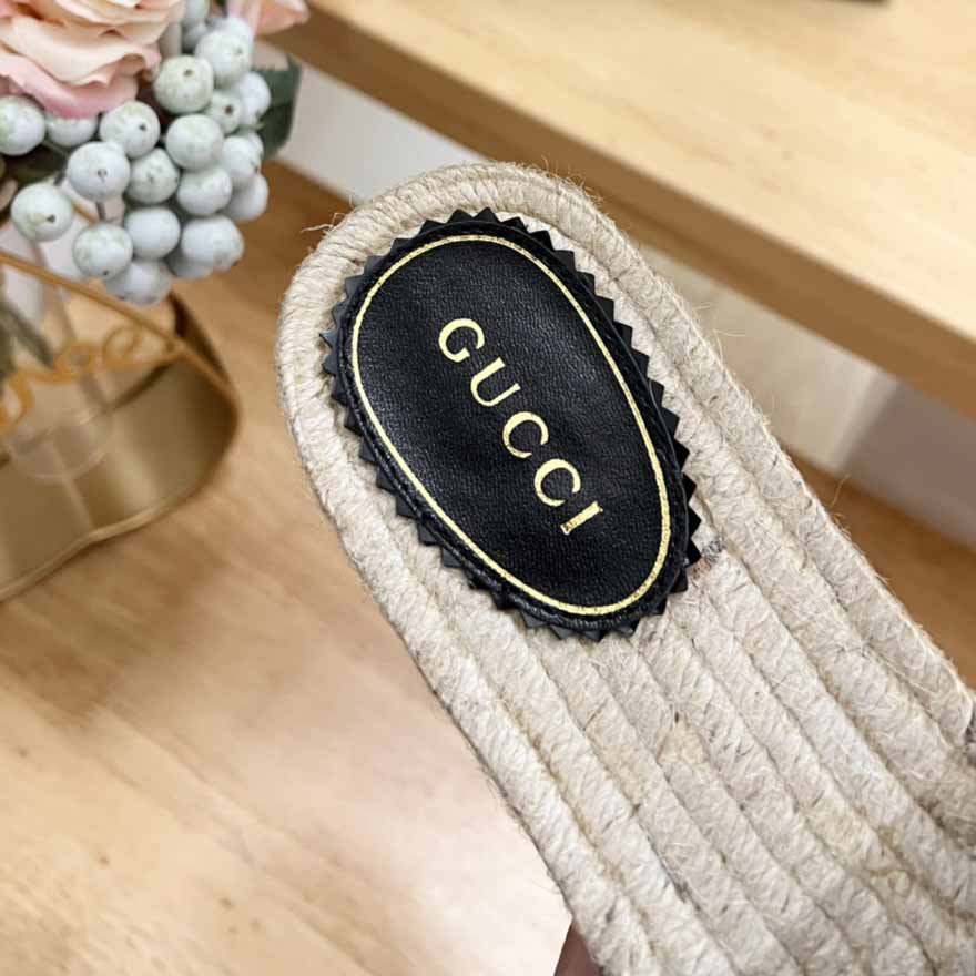 Gucci Women's Slide Espadrille  - DopestKickz