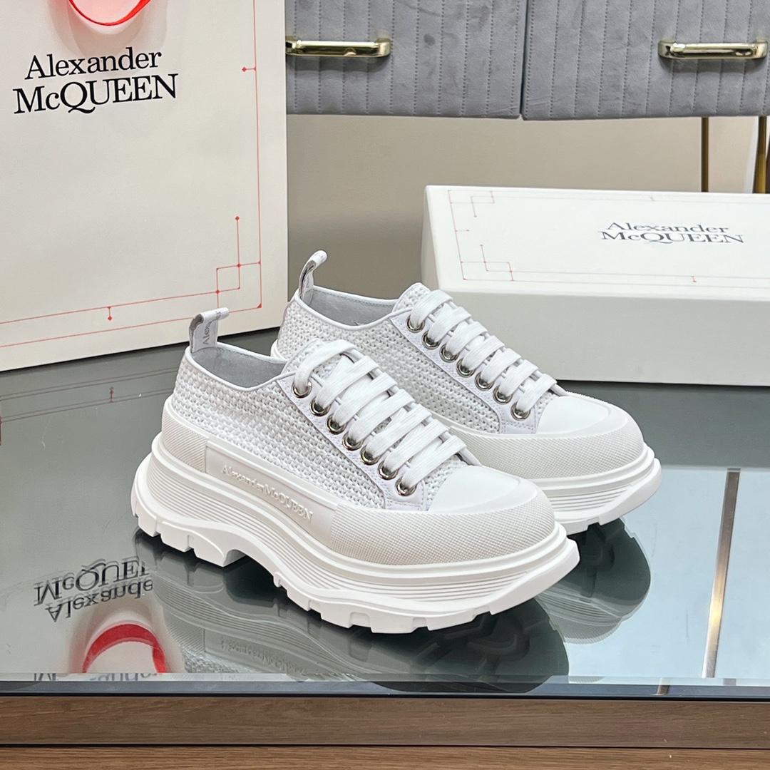 Alexander Mqueen Tread Slick Lace-up Shoes - DopestKickz