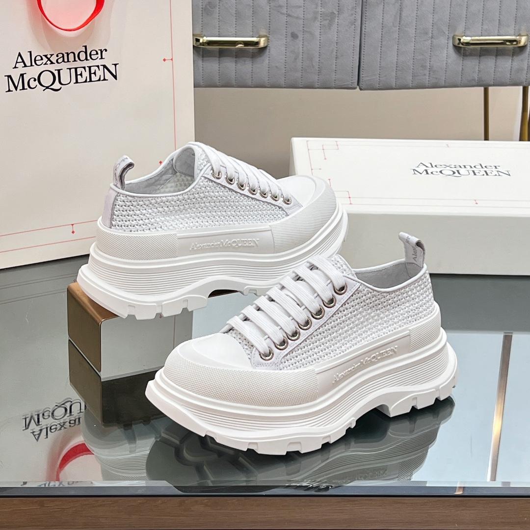 Alexander Mqueen Tread Slick Lace-up Shoes - DopestKickz