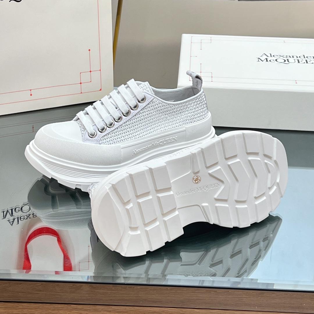 Alexander Mqueen Tread Slick Lace-up Shoes - DopestKickz