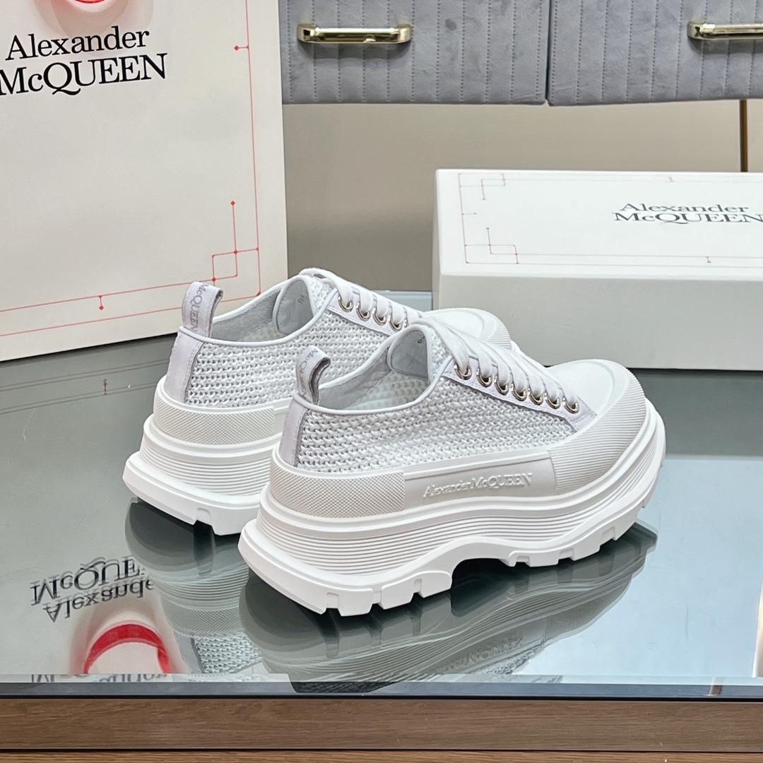 Alexander Mqueen Tread Slick Lace-up Shoes - DopestKickz