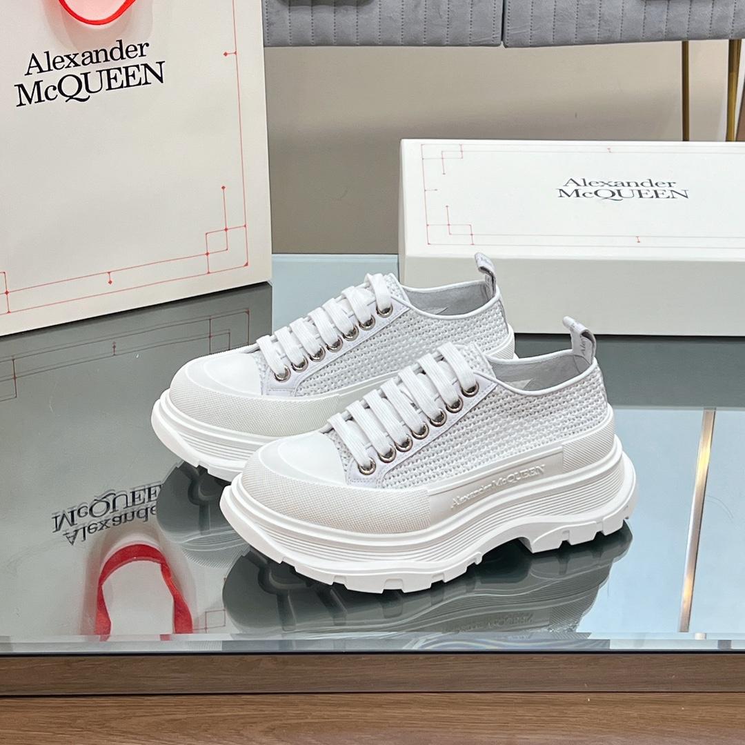 Alexander Mqueen Tread Slick Lace-up Shoes - DopestKickz