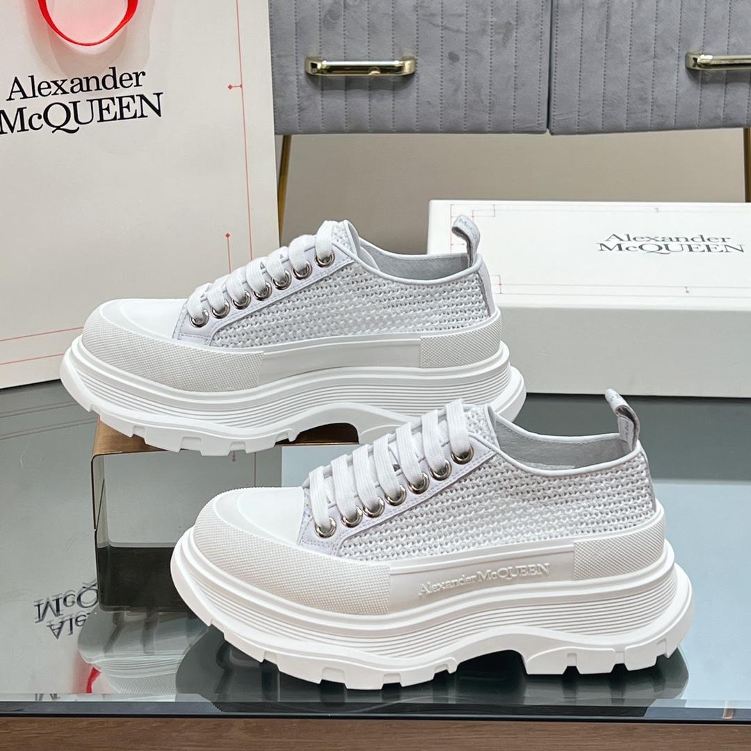 Alexander Mqueen Tread Slick Lace-up Shoes - DopestKickz