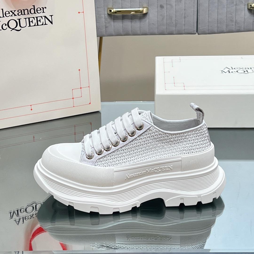 Alexander Mqueen Tread Slick Lace-up Shoes - DopestKickz