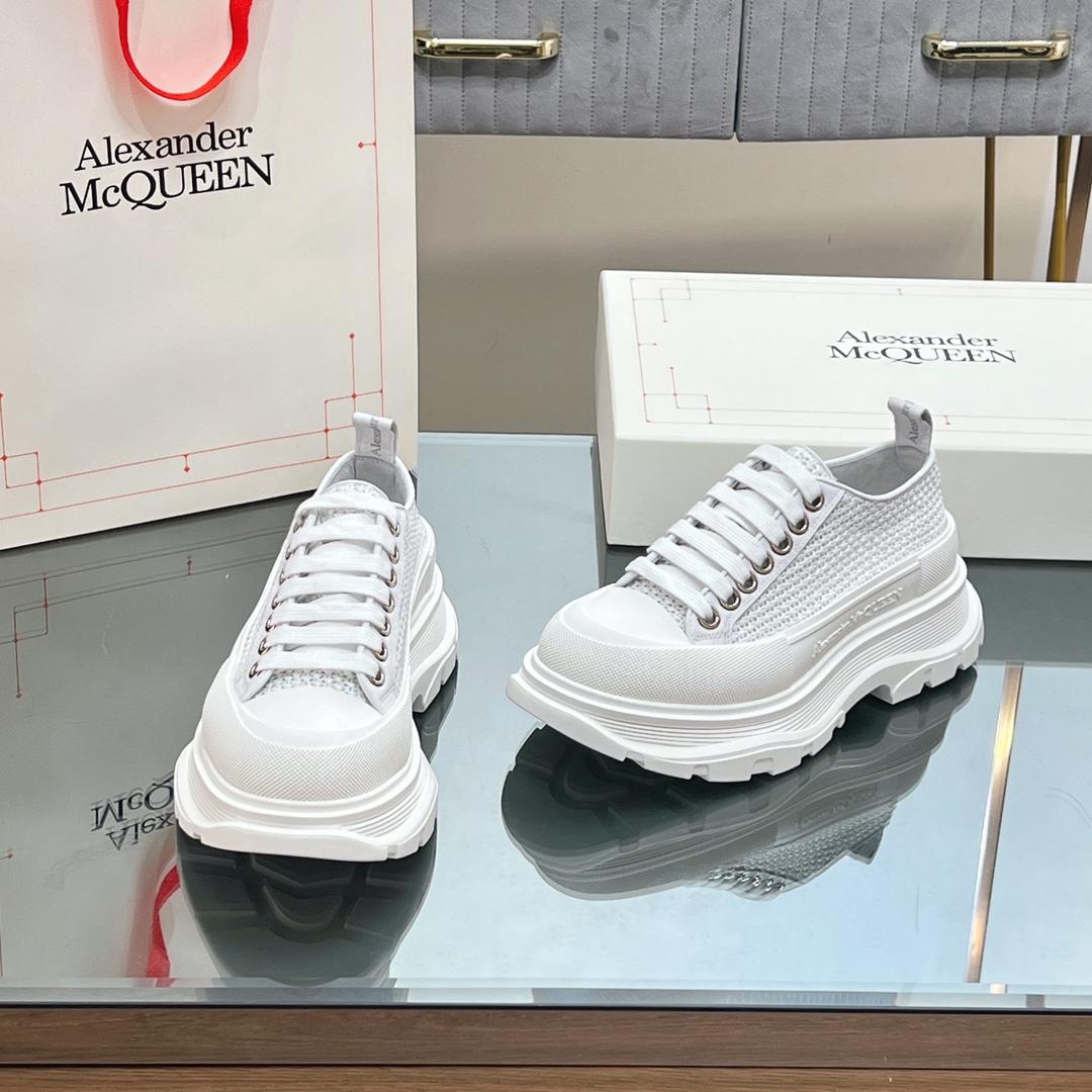 Alexander Mqueen Tread Slick Lace-up Shoes - DopestKickz
