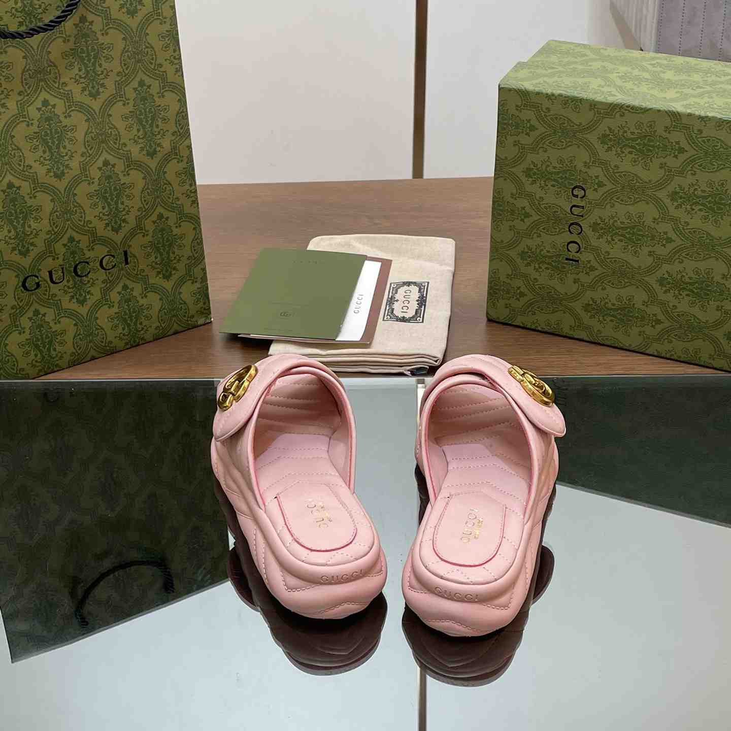 Gucci Women's Double G Slide Sandal - DopestKickz