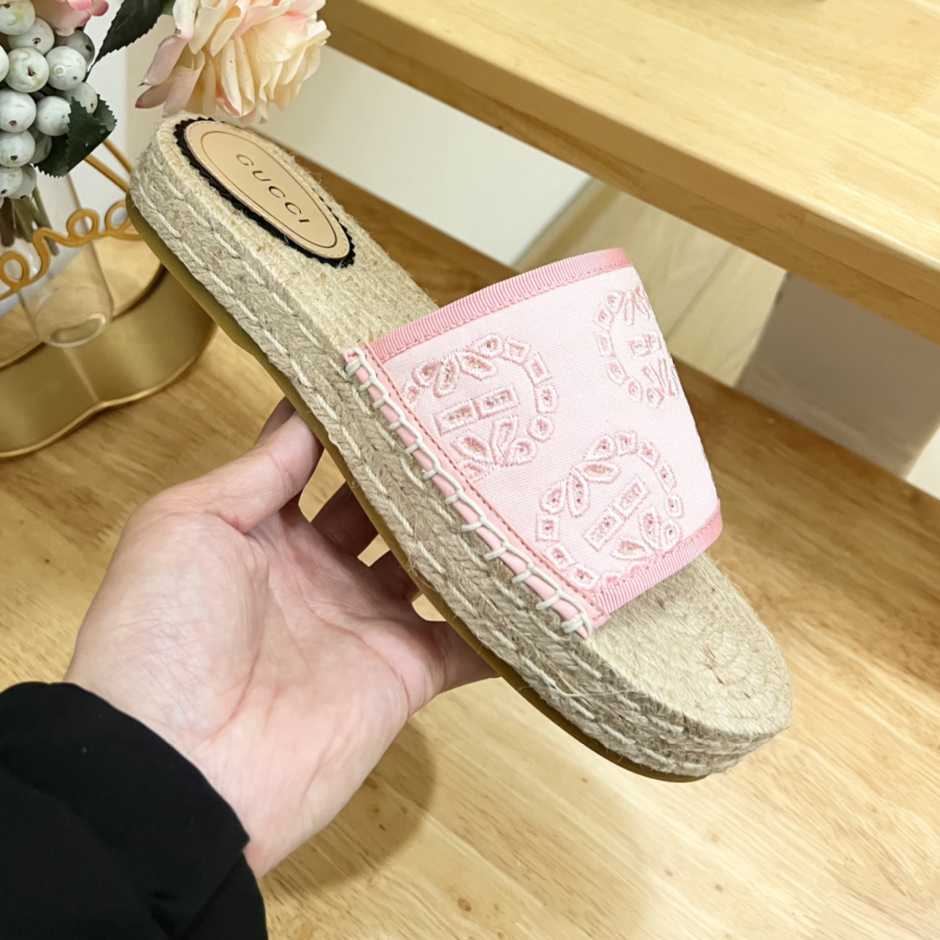 Gucci Women's Interlocking G Espadrille Sandal - DopestKickz