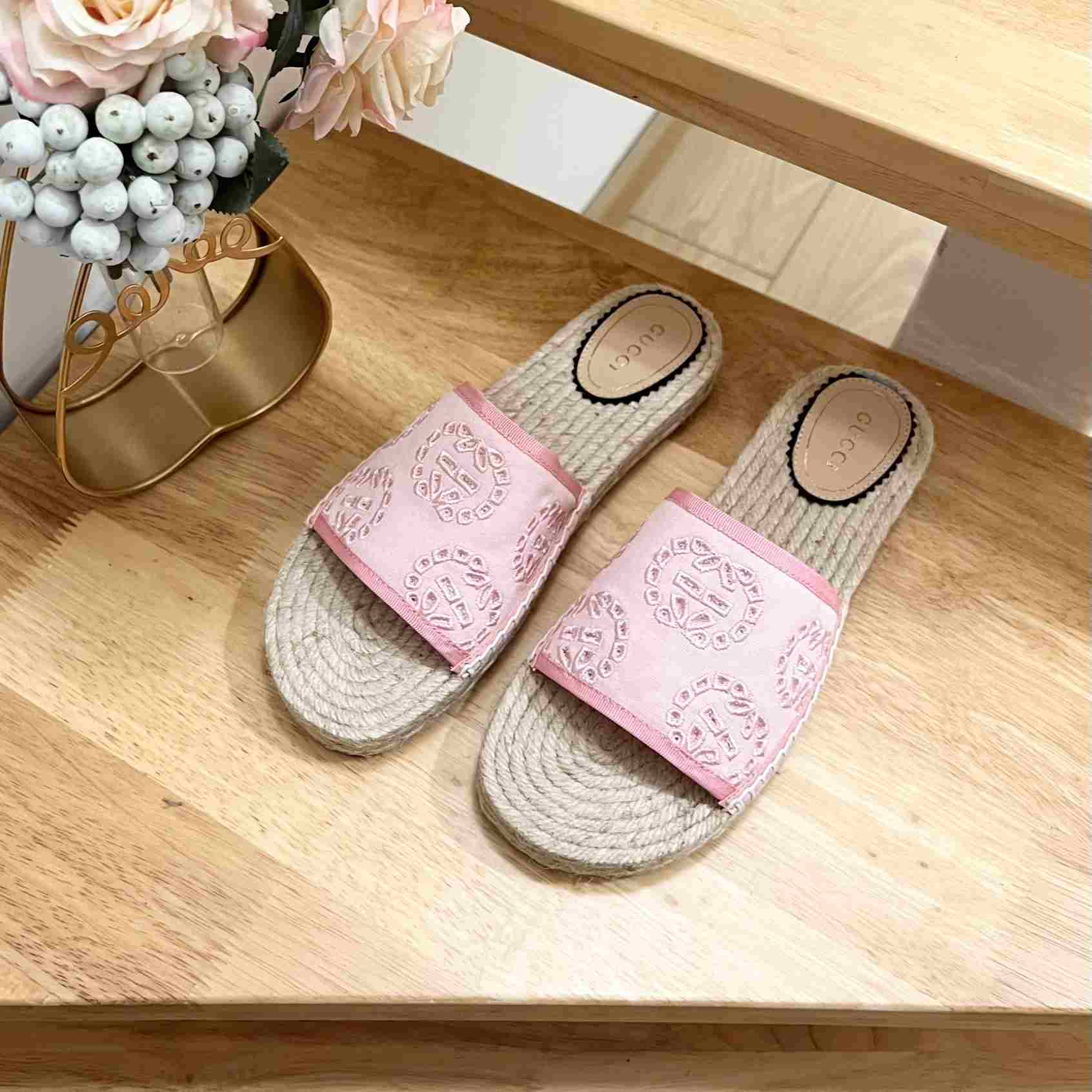 Gucci Women's Interlocking G Espadrille Sandal - DopestKickz