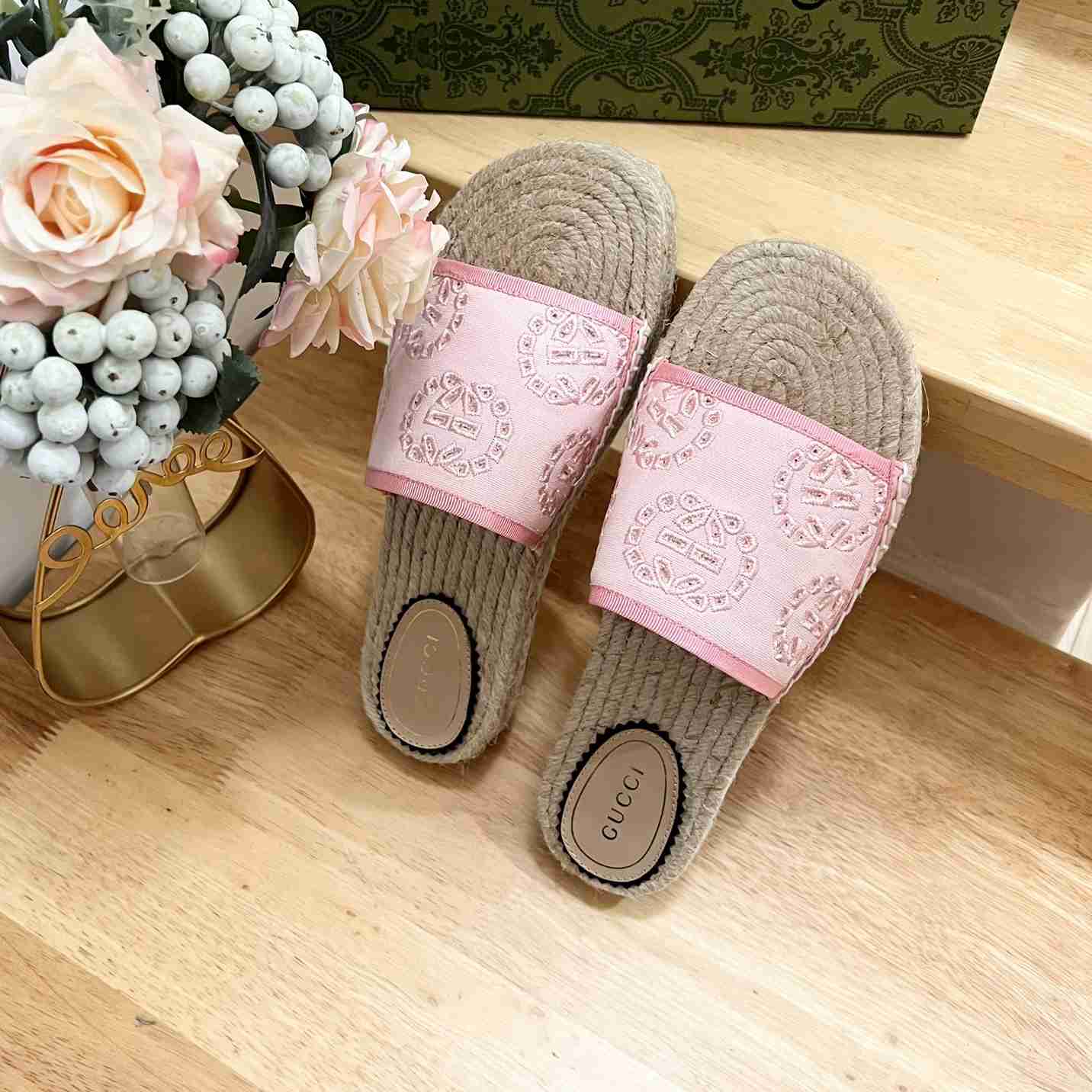 Gucci Women's Interlocking G Espadrille Sandal - DopestKickz