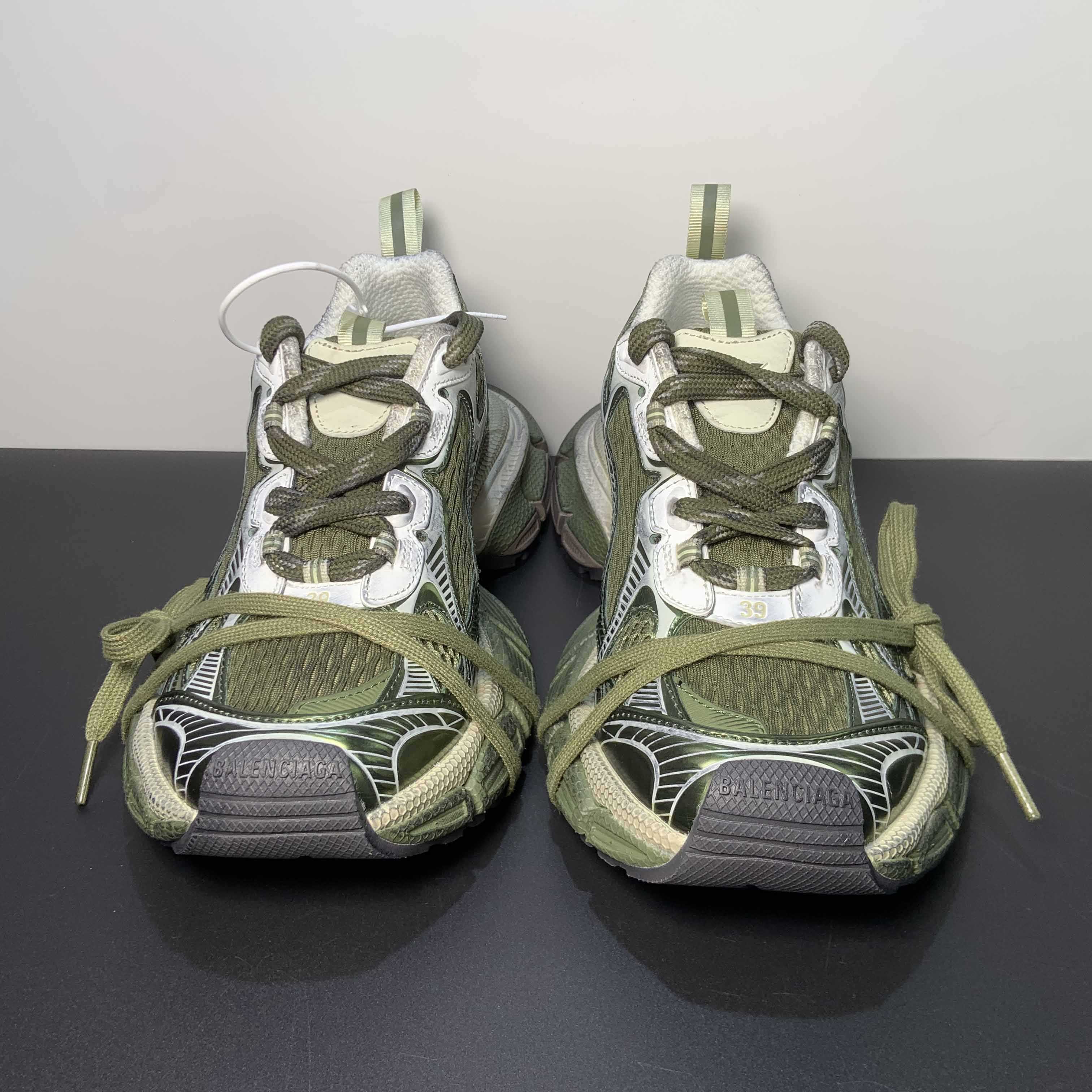 Balenciaga 3XL Sneaker In Dark Green - DopestKickz