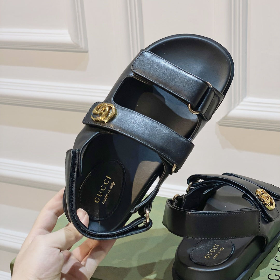 Gucci Women's Double G Sandal  - DopestKickz