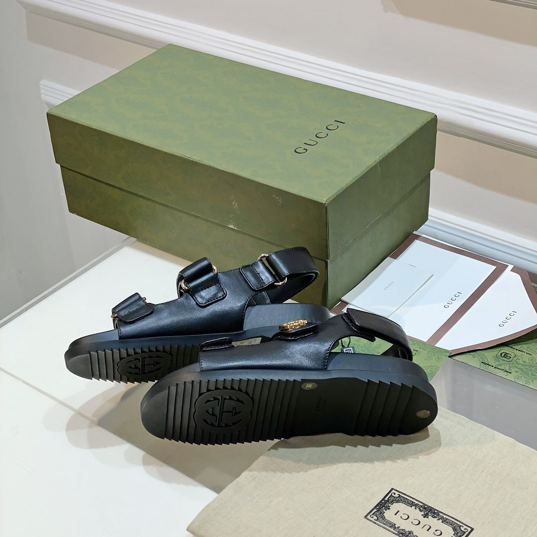 Gucci Women's Double G Sandal  - DopestKickz