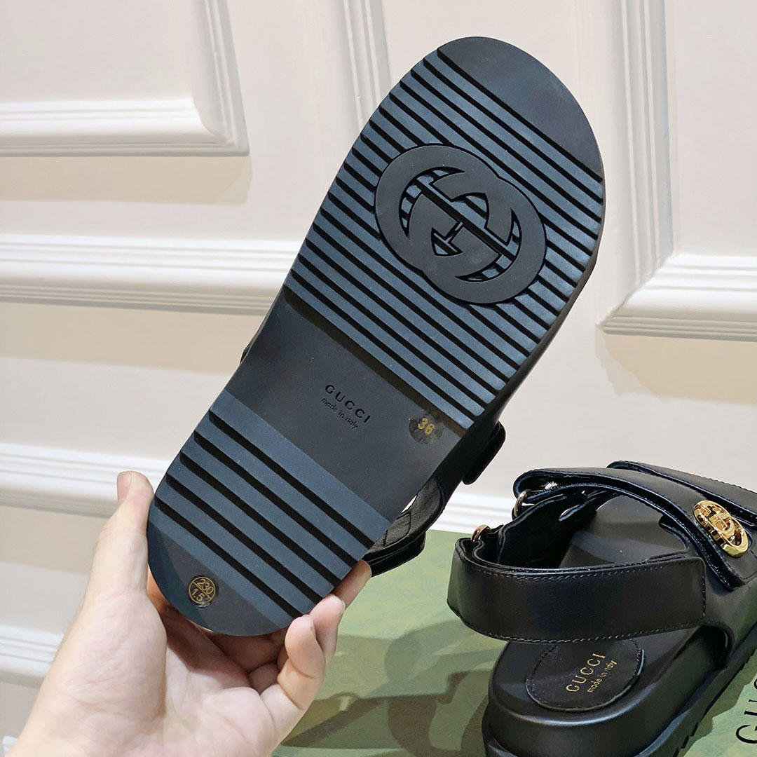 Gucci Women's Double G Sandal  - DopestKickz